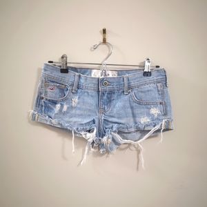 Hollister Distressed Denim Shorts